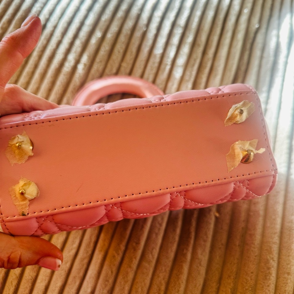 Christian Dior pale pink mini purse - Picture 8 of 16
